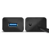 Axagon HUE-SA7BP 7-portový USB 3.0 rýchlonabíjací HUB čierny