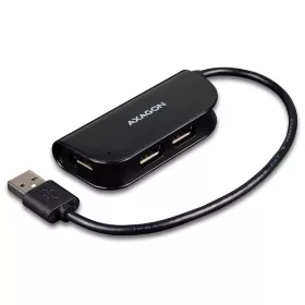 Axagon HUE-X4B 4-portový USB 2.0 čierny HUB