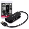 Axagon HUE-X4B 4-portový USB 2.0 čierny HUB