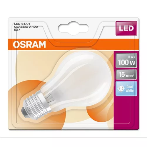 OSRAM LED STAR CL A GL FR 100 11W/840 E27 LED svetelný zdroj