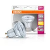 LED žiarovka Osram Star PAR16 so skleneným puzdrom/4,3 W/350 lm/2700 K/GU10/230 V/36 dcl/81 lm/W