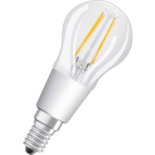 Osram Star+ GLOWdim priehľadné sklenené tienidlo/4,5W/470lm/2700K/E14 stmievateľná LED malá guľová žiarovka