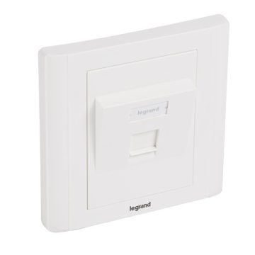   Legrand 632796 Linkeo 1xRJ45 keystone port fogadására süllyesztett szerelvény