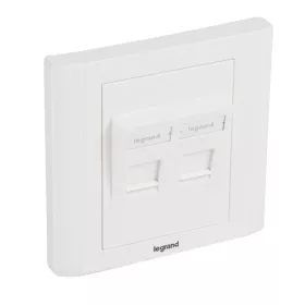   Legrand 632797 2xRJ45 Keystone-Anschluss zur Aufnahme einer Linkeo-Einbauarmatur