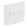 Legrand 632797 2xRJ45 Keystone-Anschluss zur Aufnahme einer Linkeo-Einbauarmatur