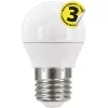 Emos ZQ1120 CLASSIC 6W E27 470 lúmenov teplá biela LED malá guľová žiarovka