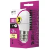 Emos ZQ1120 CLASSIC 6W E27 470 lúmenov teplá biela LED malá guľová žiarovka