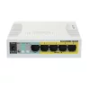 MikroTik RB260GSP/CSS106-1G-4P-1S 5-portni GbE 1xGbE SFP PoE preklopnik