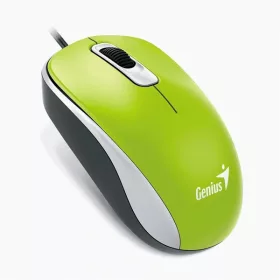 Genius DX-110 USB zöld-fekete egér