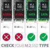 Axagon RSS-M2SD 2,5" SATA M.2 adapter