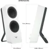 Logitech Z207  5W Bluetooth fehér hangszóró