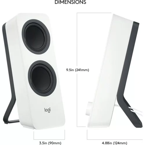 Logitech Z207  5W Bluetooth fehér hangszóró