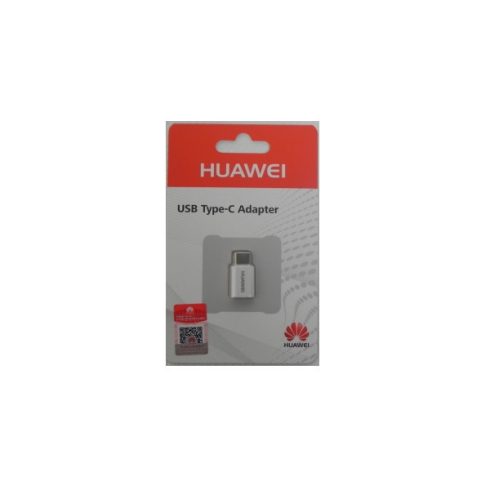 Huawei AP52 microUSB-A - USB-C adapter, fehér, ECO csomagolásban