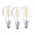 Osram tienidlo s priehľadným sklom/4W/470lm/2700K/E14 LED malá guľová žiarovka 3 ks