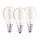 Osram tienidlo s priehľadným sklom/4W/470lm/4000K/E14 LED malá guľová žiarovka 3 ks