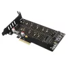 Axagon PCEM2-DC PCI-Express - NVME+NGFF M.2 hűtővel ellátott adapter