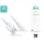 Kábel Lightning Devia ST311598 Smart, biely, 2 m