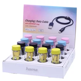  Dátový kábel Hama Lightning > USB-A, 60 cm, rôzne farby, 183212