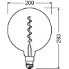 Osram Vintage číre sklenené tienidlo/5W/300lm/2000K/E27 LED guľová žiarovka