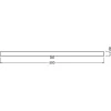 Osram LEDinestra LED trubicová žiarovka, matné sklo/7W/470lm/2700K/S14d, stmievateľná