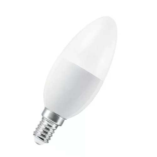 Osram Star+ RGBW/matt búra/5,5W/470lm/2700K/E14 távirányítható LED gyertya izzó
