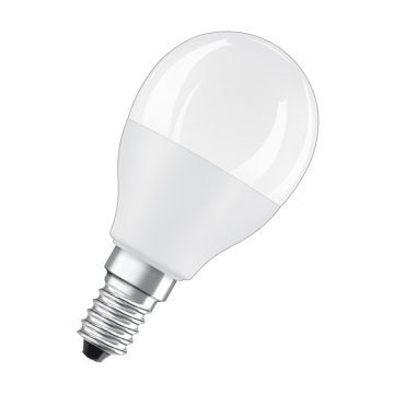   Osram Star+ RGBW/matt búra/5,5W/470lm/2700K/E14 távirányítható LED kisgömb izzó