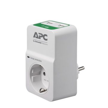   APC PM1WU2-GR SURGE PROTECTOR túlfeszültségvédő 2 USB csatlakozóval
