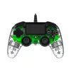 Nacon 2804956 Compact PS4 vezetékes átlátszó-halványzöld kontroller
