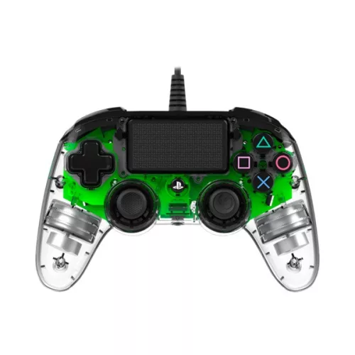 Nacon 2804956 Compact PS4 vezetékes átlátszó-halványzöld kontroller