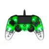 Nacon 2804956 Compact PS4 vezetékes átlátszó-halványzöld kontroller