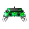 Nacon 2804956 Compact PS4 vezetékes átlátszó-halványzöld kontroller