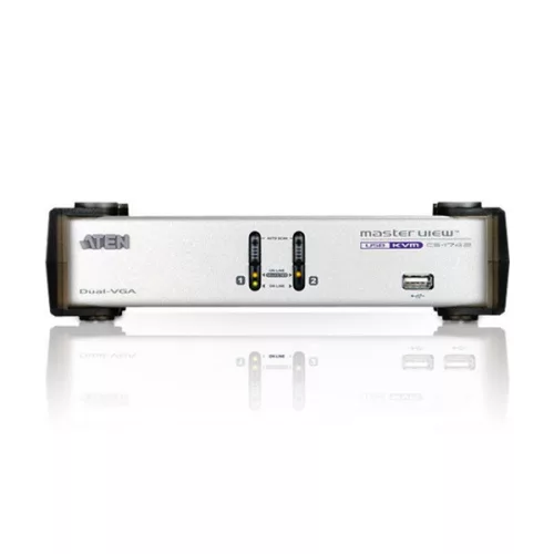 ATEN CS1742C-AT 2PC USB VGA Dual-View + Audio KVM prepínač