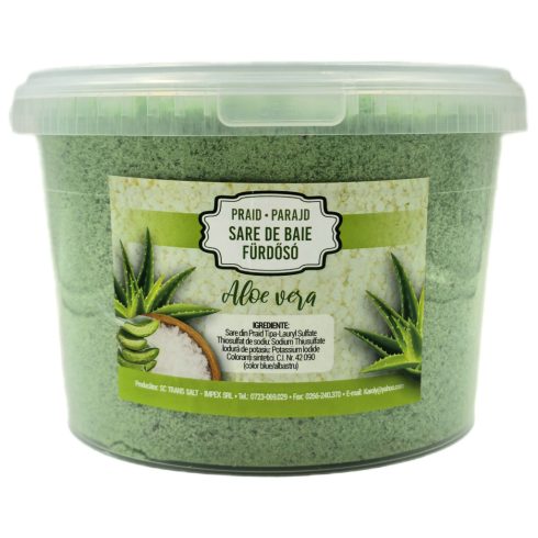 Fürdősó Aloe-Verás 5kg vödrös Parajdi