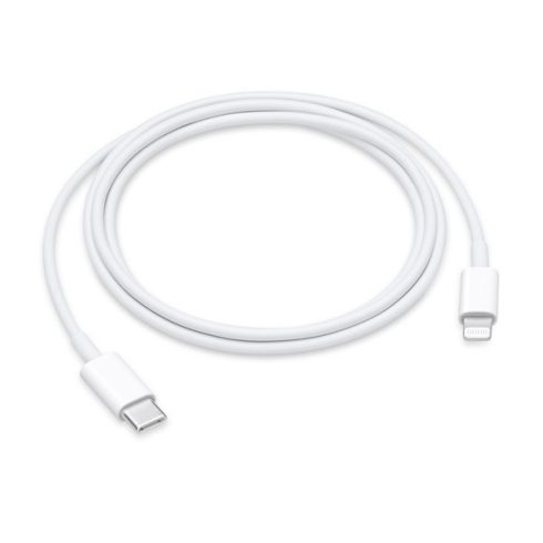 Apple USB-C / Lightning töltő- és adatkábel, 1m, fehér, MUQ93ZM/A Retail dobozos