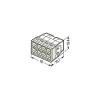 WAGO 2273-208 50 Stück/Packung Kompakt-Drahtverbinder