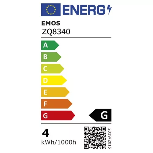 Emos ZQ8340 klasická MR16 4,5W 350lúmenov GU10 LED žiarovka