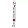 Predlžovací kábel Emos P1622 s 6 zásuvkami, 2 metre a 1 mm2