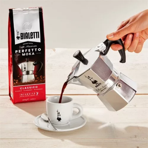 Bialetti Moka Express nerezový kávovar na kvapkanie kávy pre 9 osôb
