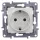 Legrand 764629 Niloé bézs 2P+F csatlakozóaljzat gyerekvédelemmel