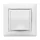 Legrand 774422 Valena fehér 2P+F földelt csatlakozóaljzat csapófedéllel