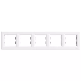 Schneider EPH5800521 ASFORA Vízszintes, fehér 5-ös keret