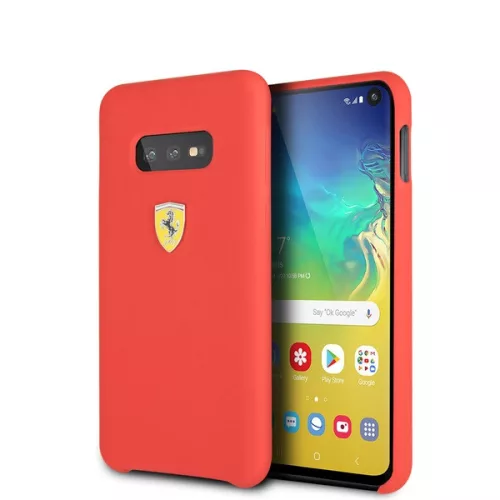 Ferrari Samsung S10 Lite SF rote Silikon-Rückseite