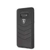 Ferrari Heritage Samsung S10 Lite Gesteppte Leder Hartschalen-Hülle Schwarz