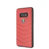 Ferrari Heritage Samsung S10 Lite gesteppte Leder-Hartschalen-Hülle in Rot