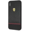 Ferrari On-Ttrack Racing iPhone XS Max Carbon-/Gummi-Rückseite