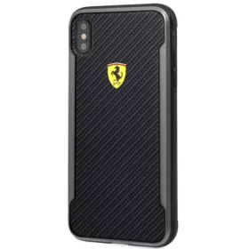 Ferrari Racing SF iPhone XS Max schwarze Rückseite