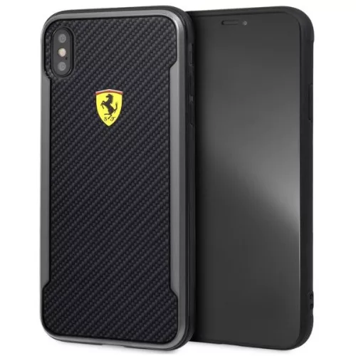 Ferrari Racing SF iPhone XS Max schwarze Rückseite