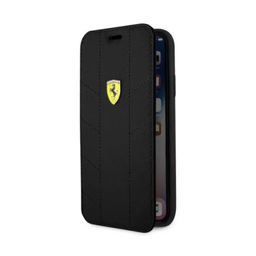 Ferrari Racing Tyres Daphne SF iPhone X schwarze Klapphülle