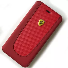 Ferrari SF Pit Stop iPhone 7 Plus rote Klapphülle