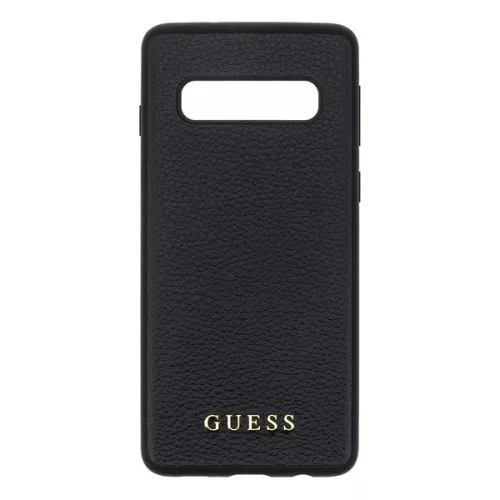 Guess Samsung Galaxy S10 Lite farbwechselnde Kunstlederhülle in Rosé-Schwarz